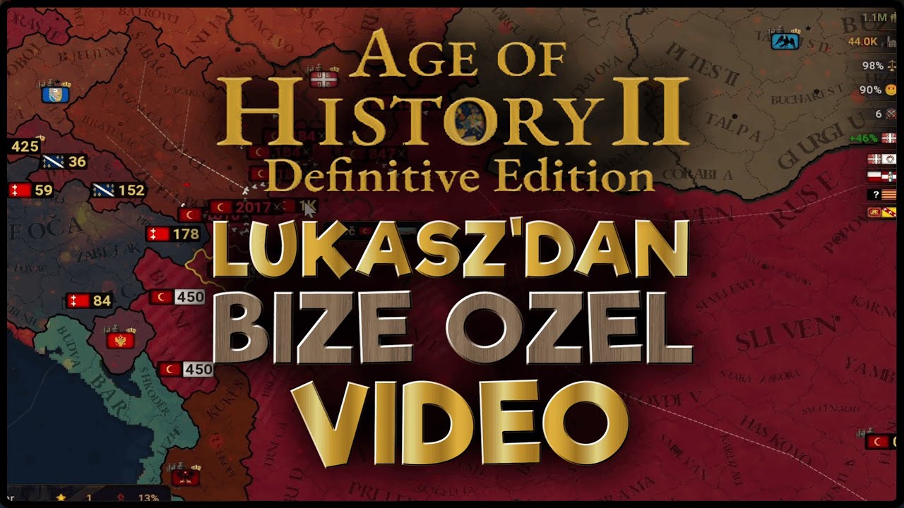 Lukasz'dan BANA ÖZEL Video! (İlk Kez Canlı Yayında) - Age of History 2: Definitive Edition