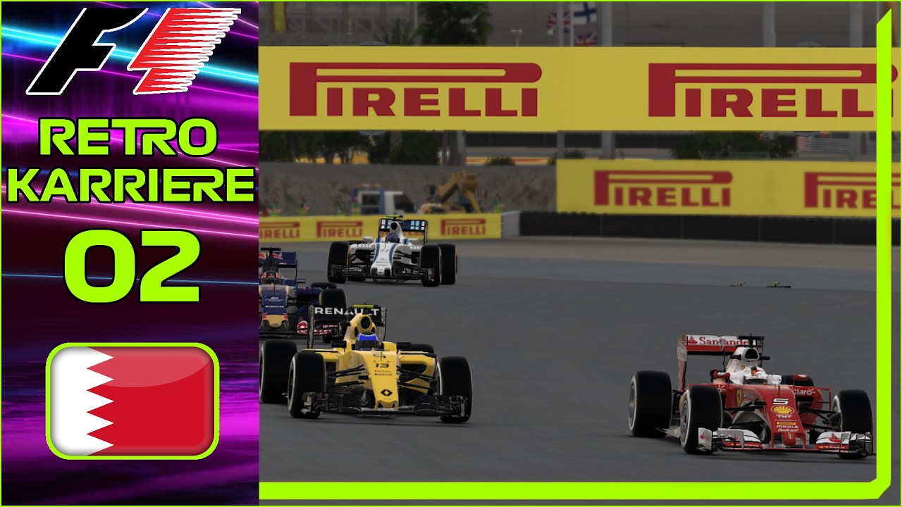 STARTKOLLISION mit Daniel Ricciardo?! Reifenpoker in der W&uuml;ste von Sakhir 🏜️🔥 | F1 Retro Karriere #2