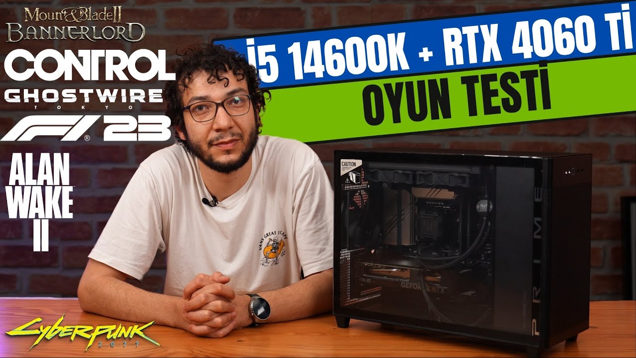 Intel Core i5 14600K & RTX 4060 Ti İle 10 Oyunda FPS Testi