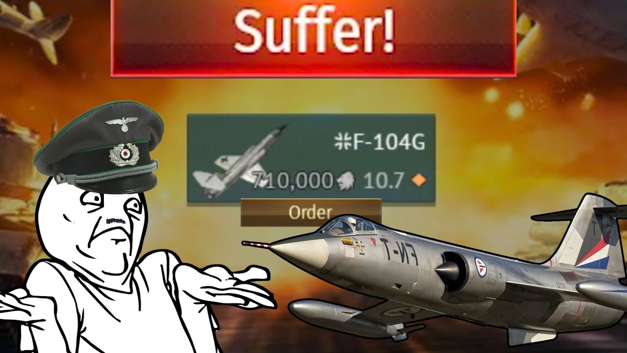 You Can Literally Fly AWAY From Anyone! | F-104G Experience