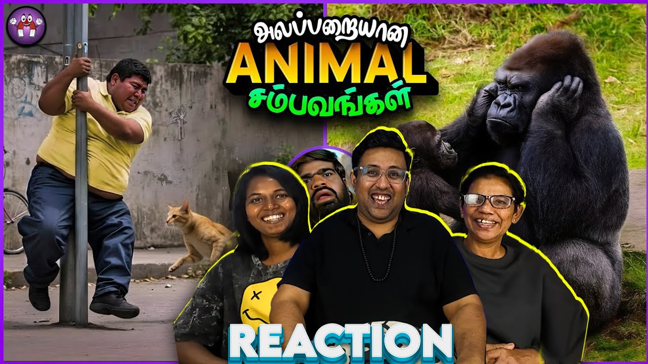 ANIMALS Settaigal Reaction 😂 | Ramstk Family@themagnetfamily2.0