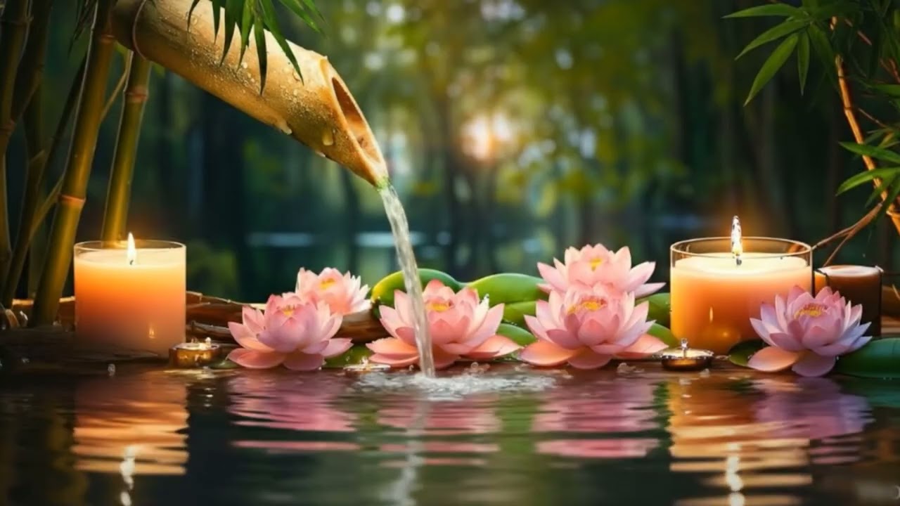 Calming Piano Music with Rain & Thunder Sounds for Sleep or Relaxing • 