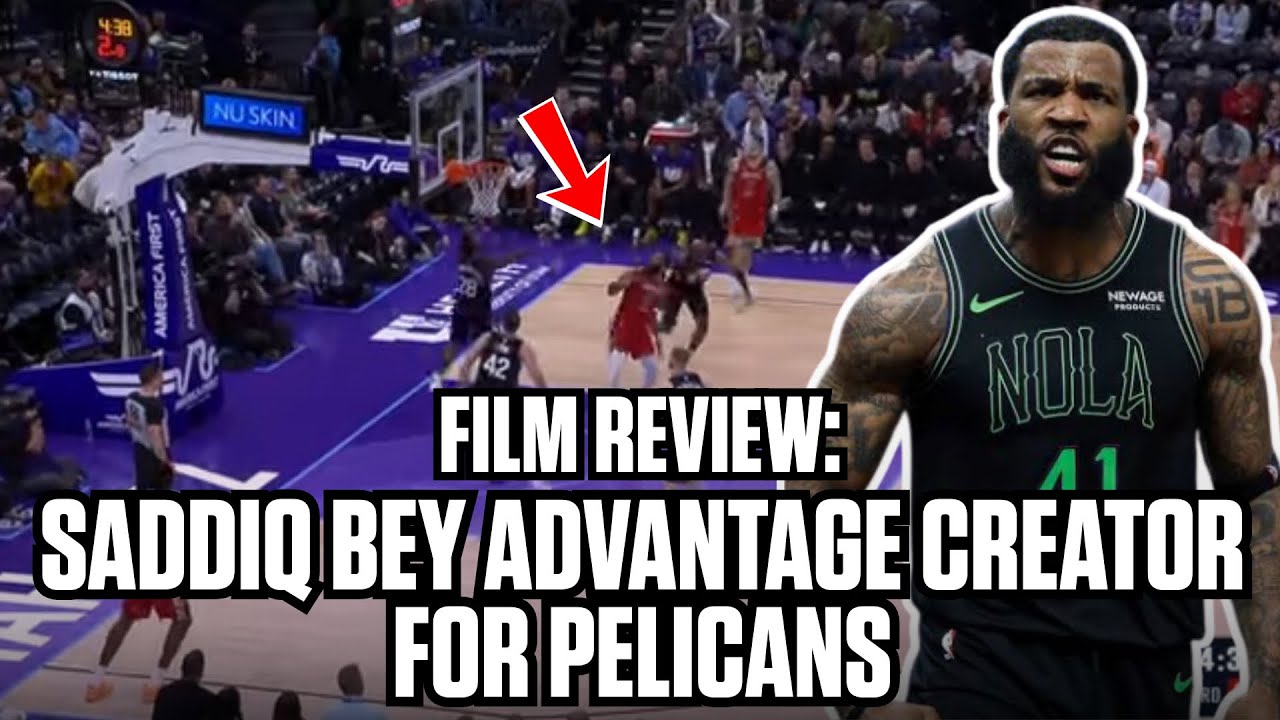 FILM REVIEW | Saddiq Bey Drops 42 PTS Against Utah Jazz | Advantage Creator For New Orleans Pelicans