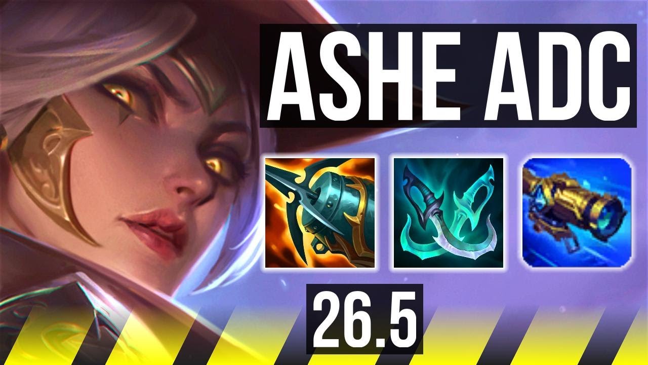 ASHE & Nautilus vs LUX & Nami (ADC) | BR Challenger | 26.5