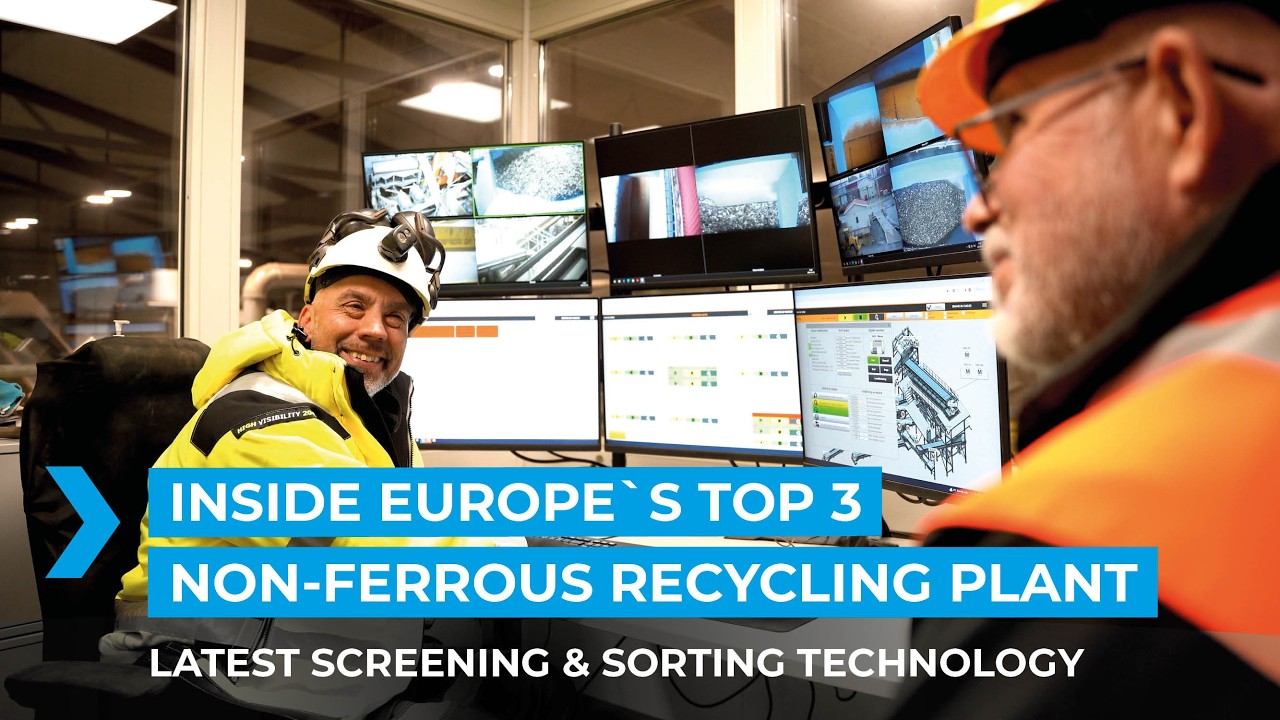 Inside one of Europe's TOP 3 NON-FERROUS METALS RECYCLING PLANTS | Screening & Sorting Technology