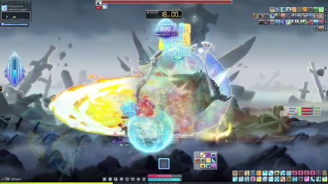 [Maplestory - Kronos] Week 1 Hard Adversary Clear - 104k Bowmaster