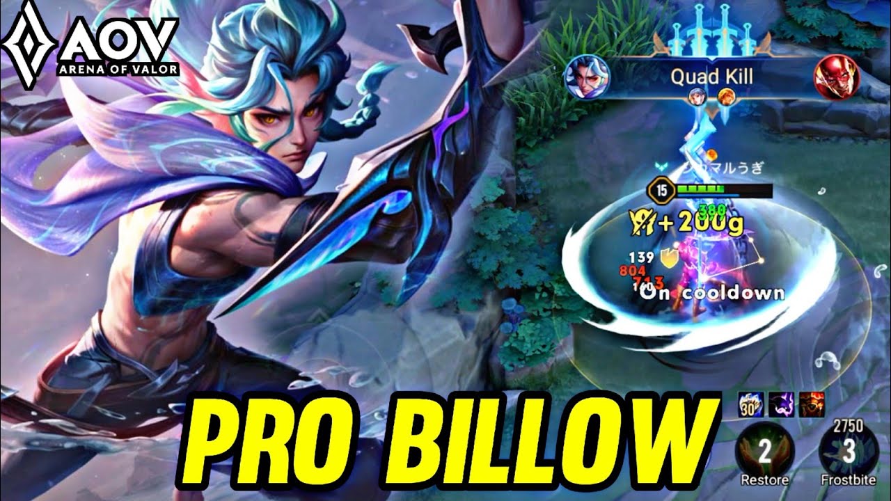 AOV : NEW HERO BILLOW | PRO BILLOW - ARENA OF VALOR LI&Ecirc;NQU&Acirc;NMOBILE ROV