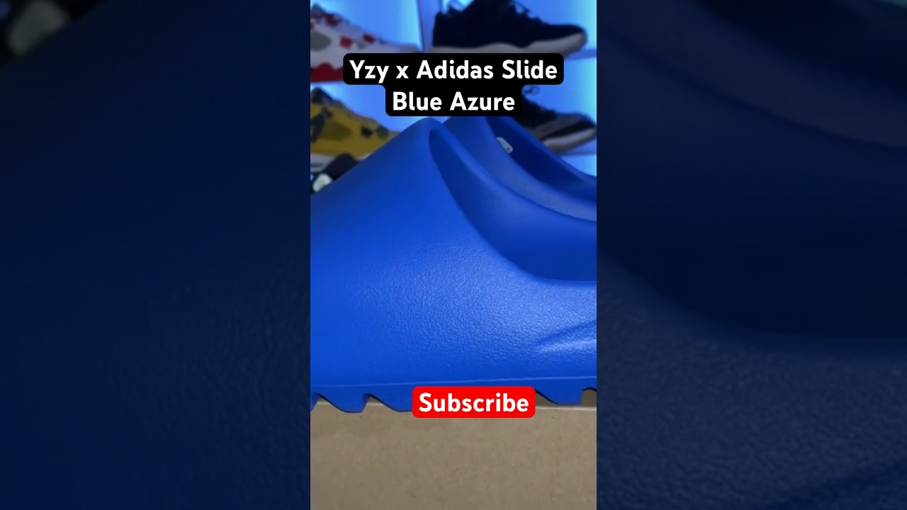 Unboxing | Yeezy Slide Blue Azure Subscribe for more Content!! 