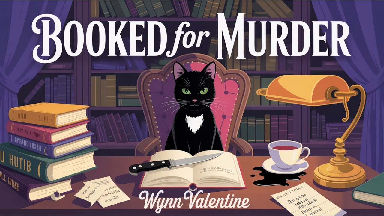 🔍 Booked for Murder: A V Mystery (Full Audiobook) | 📖 Literary Murder Meets Macabre Librarian 🖋️