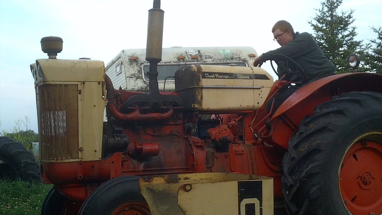 1963 Case 730 first start after repairs