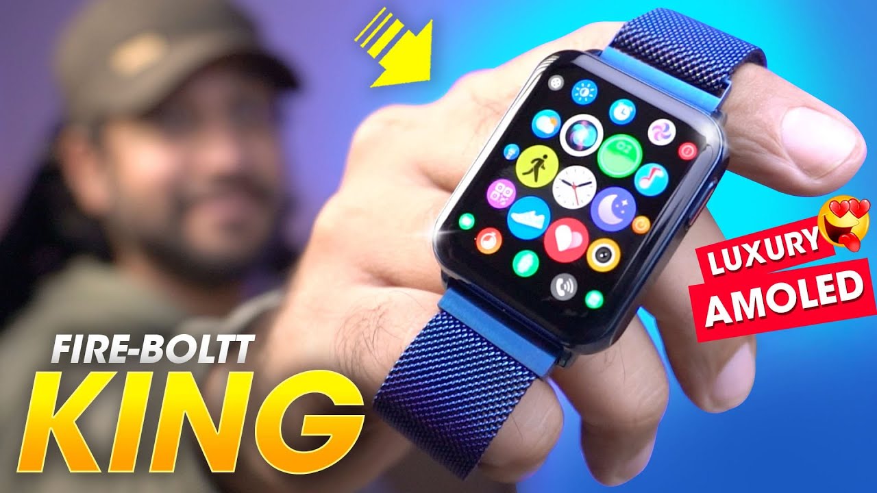 The KING of *BUDGET AMOLED* Smartwatch! ⚡️ Fire-Boltt KING Smartwatch Review!