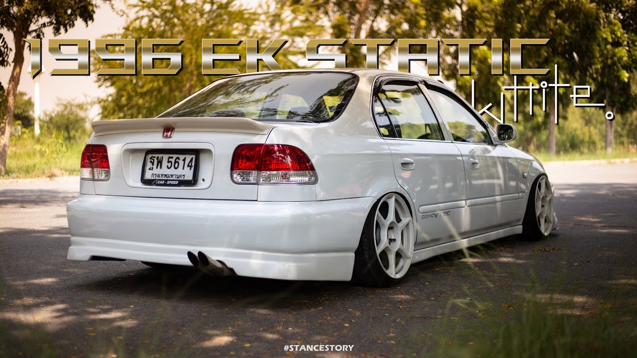 Stance Story : CIVIC EK 1996 STATIC WHITE