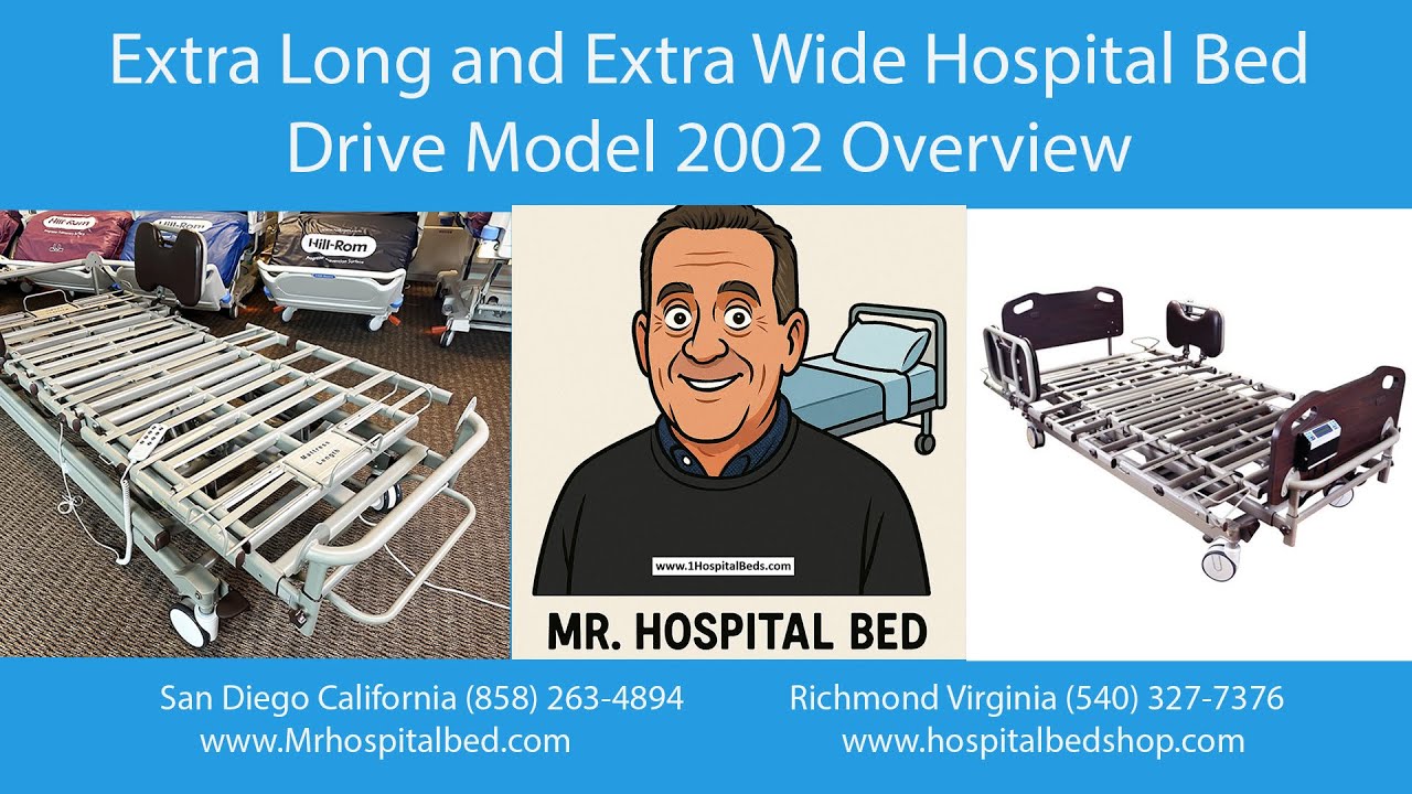 Drive Model 2002 Extra Wide Bariatric Hospital Bed Model Review | Mr Hospital Bed!