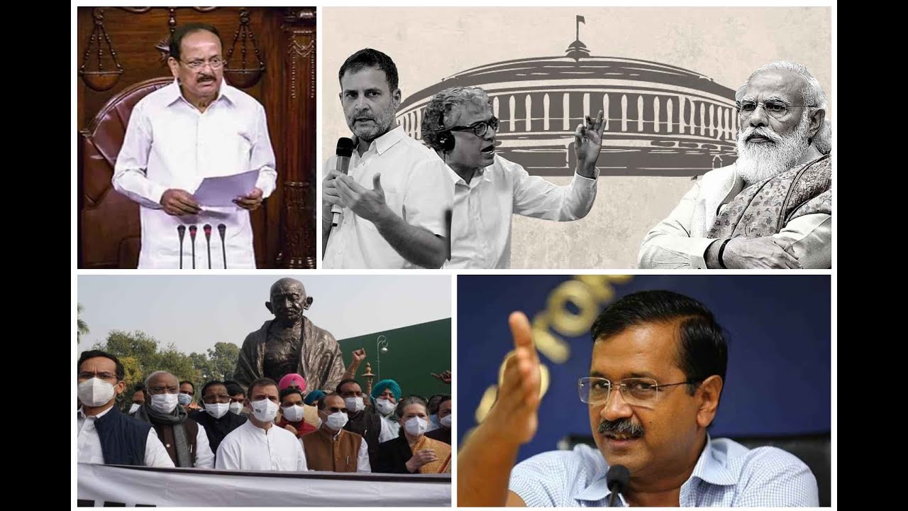 12 MPs suspended from Rajya Sabha for entire Winter Session