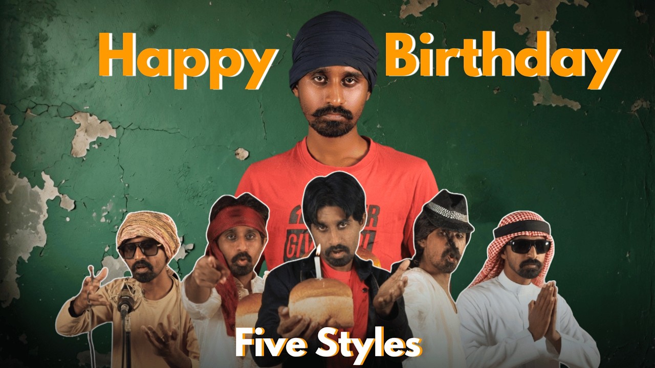 Happy Birthday (in 5 Styles) - Sandaru Sathsara
