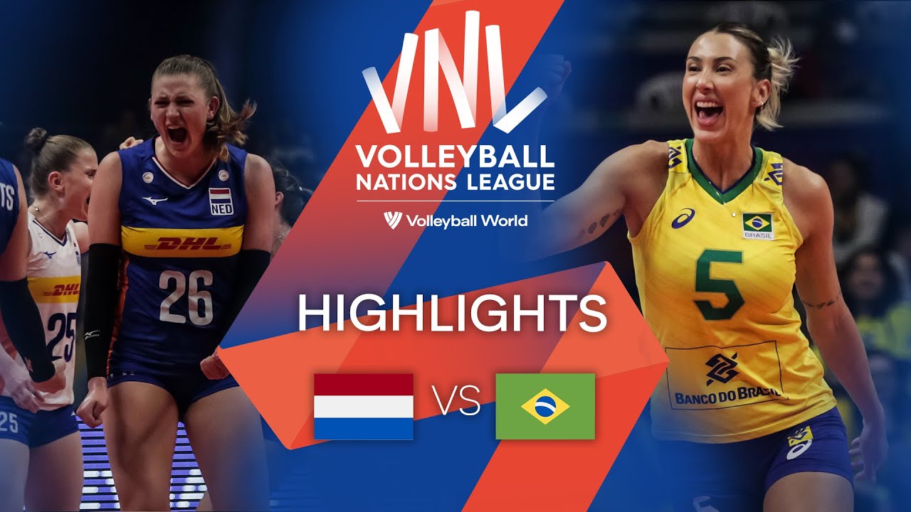🇳🇱 NED vs. 🇧🇷 BRA - Highlights Week 2 | Women's VNL 2022