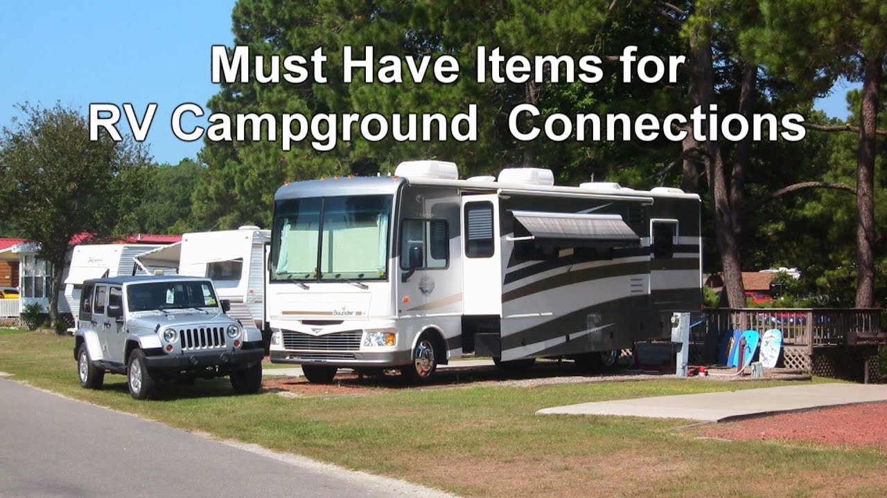 RV 101® - New RV Training - First 10 Must Have Items for RV Campground Connections