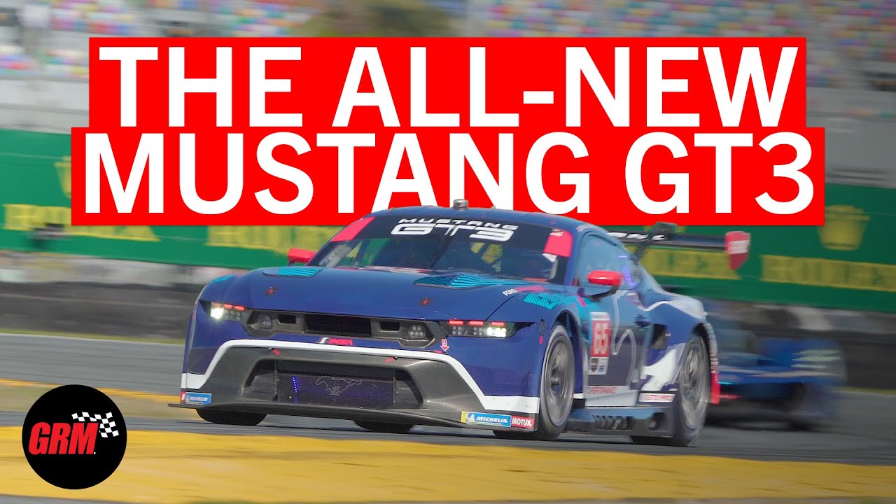 The All-New Ford Mustang GT3 Debuts at Daytona