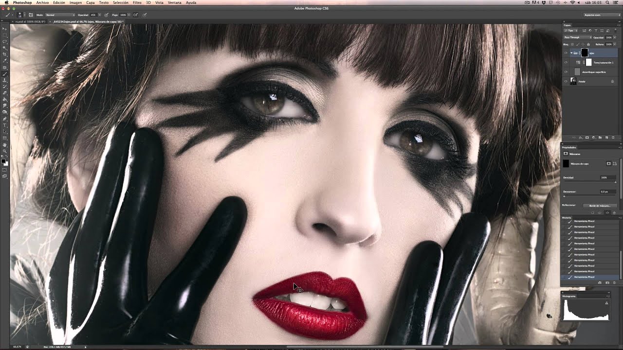 Videotutorial de Retoque de ojos