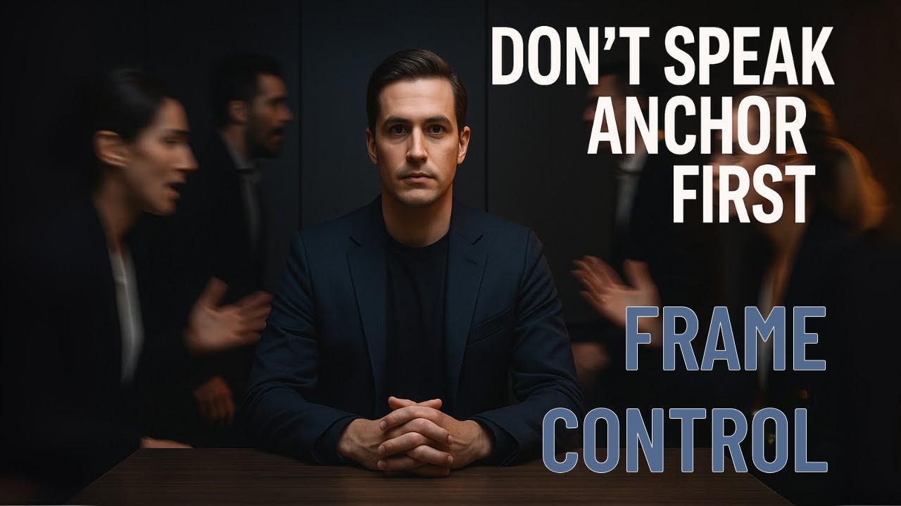 Don't Speak First. Anchor First. How to Control Any Room in Silence