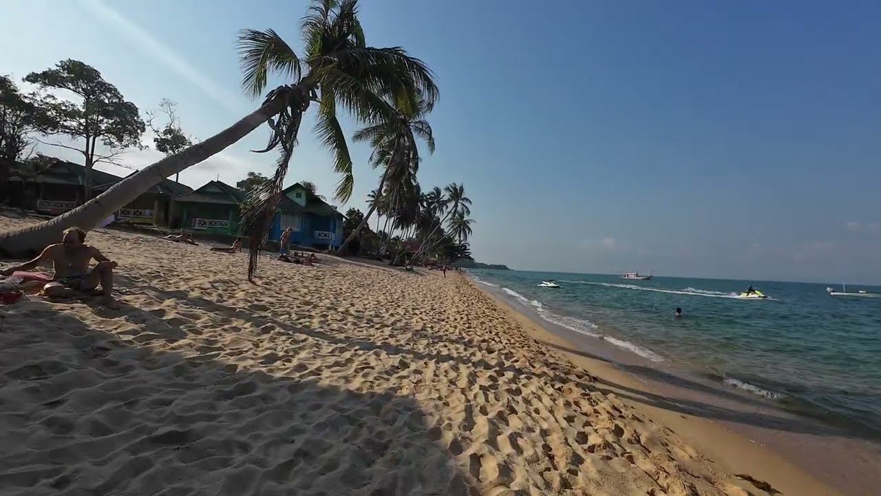 Calm Beach Koh Samui 2024 Walking Tour - Thailand