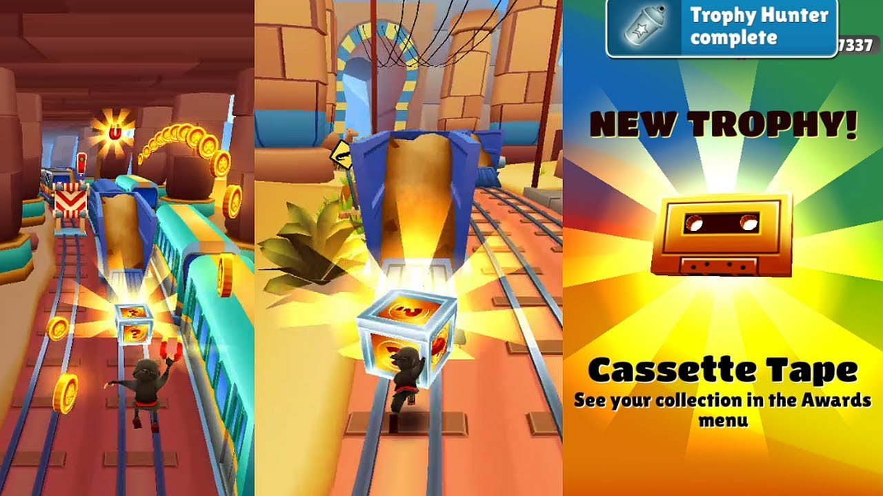Subway Surfers Cairo: Super Mystery Box Mania and Trophy Hunter Silver Award!