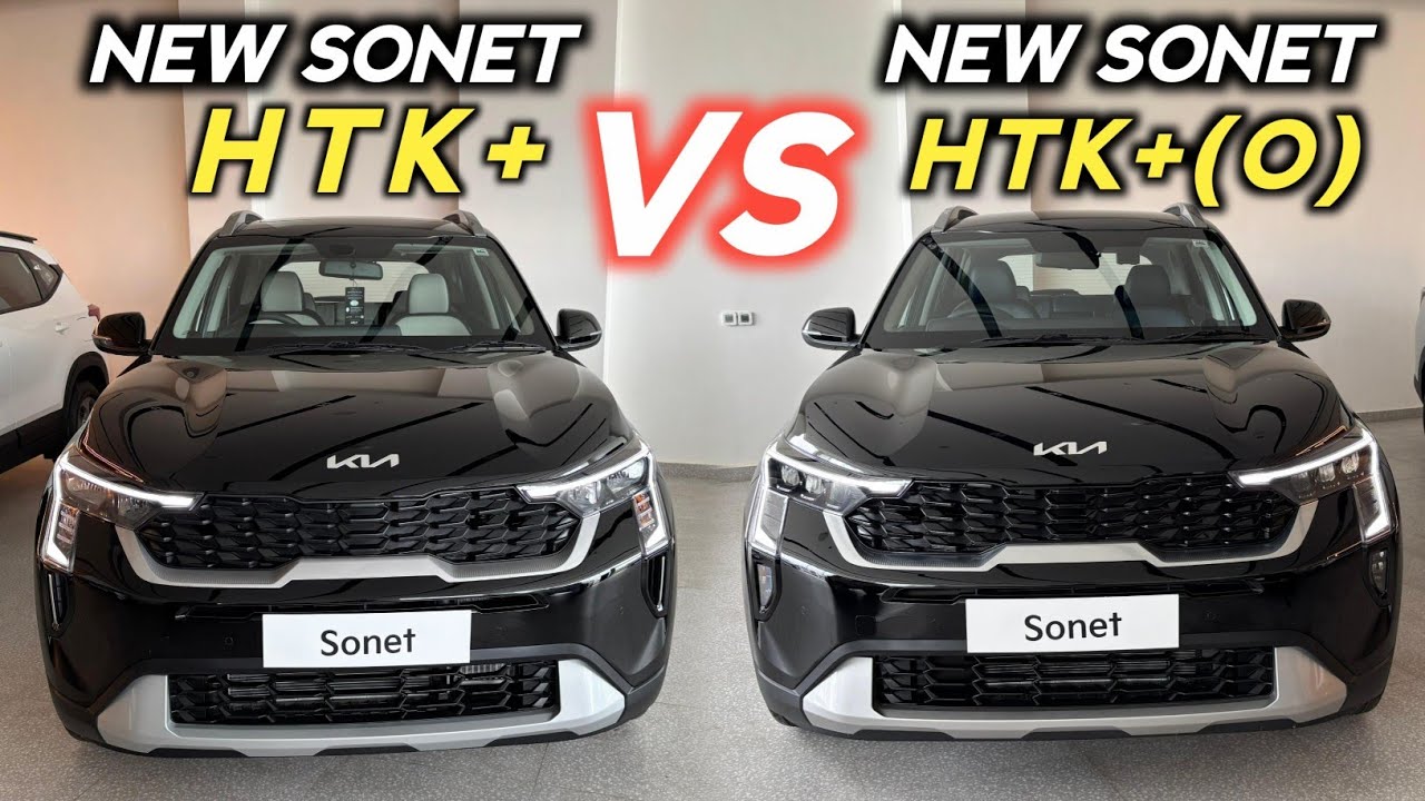 New Kia Sonet HTK+ VS HTK+(0) 2025