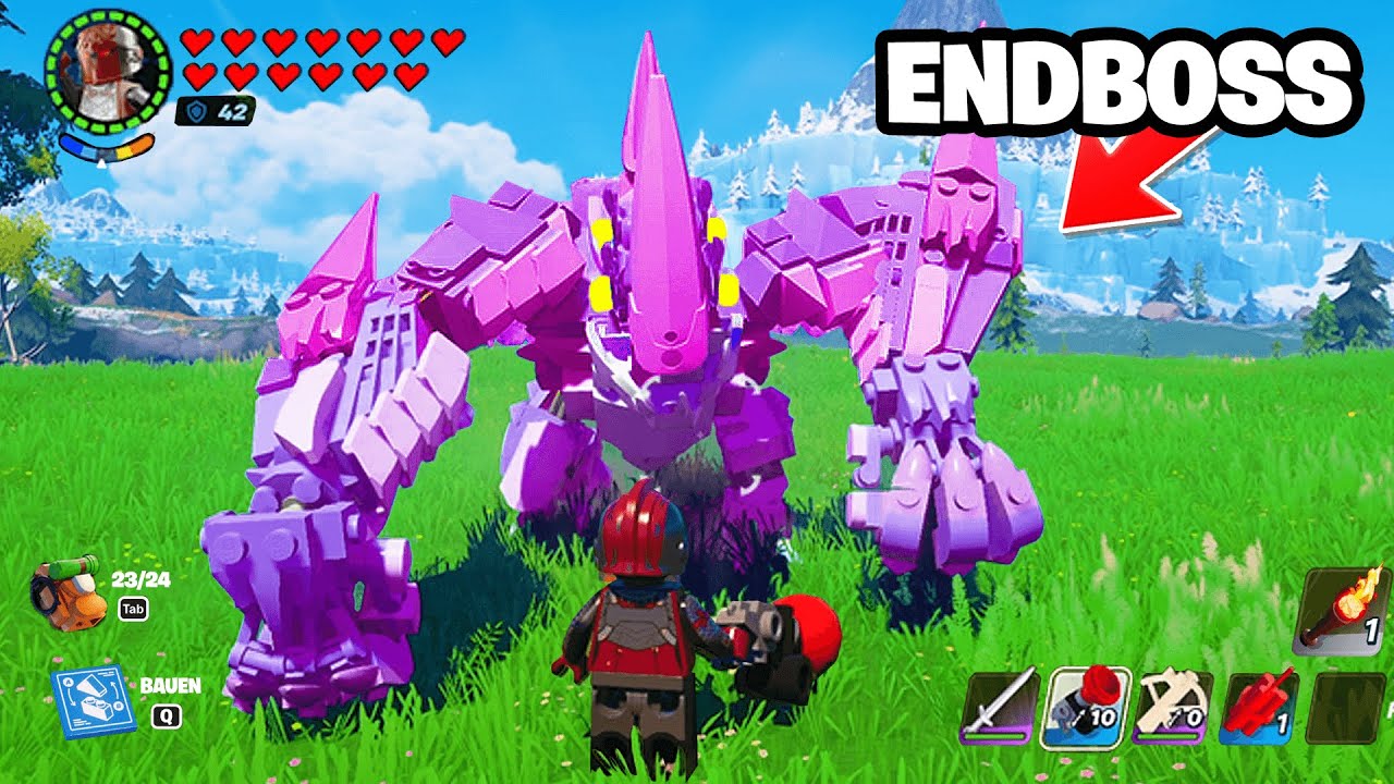 Alleine ENDBOSS in LEGO Fortnite BESIEGT! 😱🔥