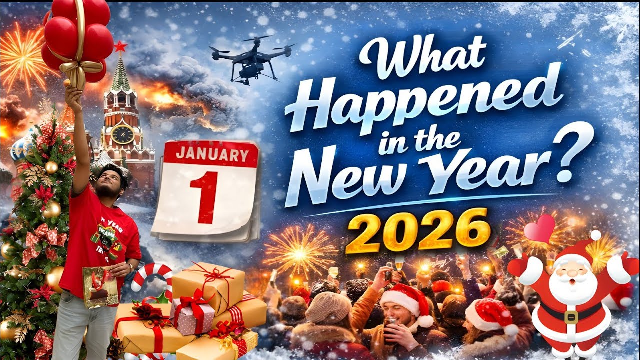 নতুন বছরে কী কী ঘটল..!!! How to celebrate new year in Russia 🇷🇺.? 