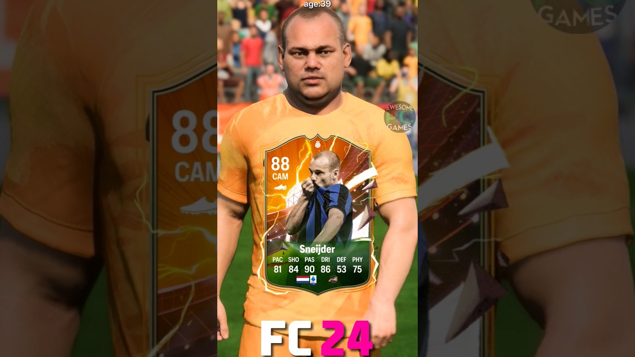 🇳🇱 WESLEY SNEIJDER fifa evolution (10-24)  #eafc24 #fc24 #fifa #sneijder #inter