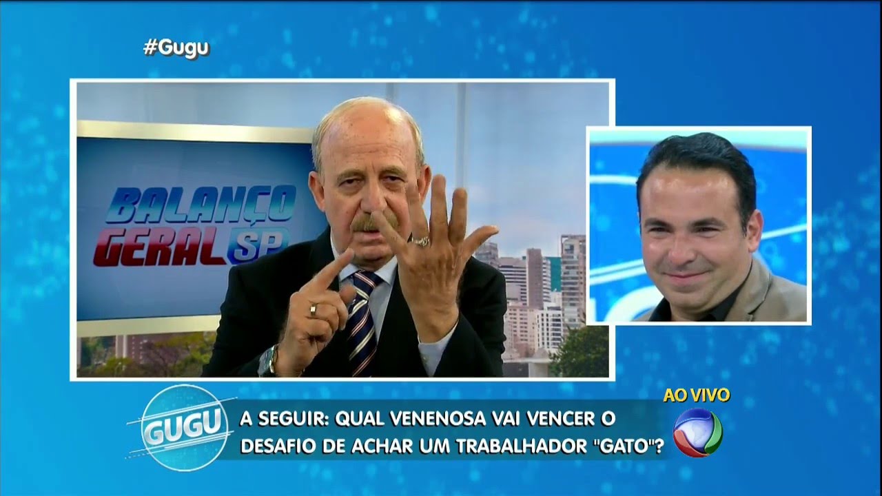 Gottino se emociona com linda homenagem no Gugu