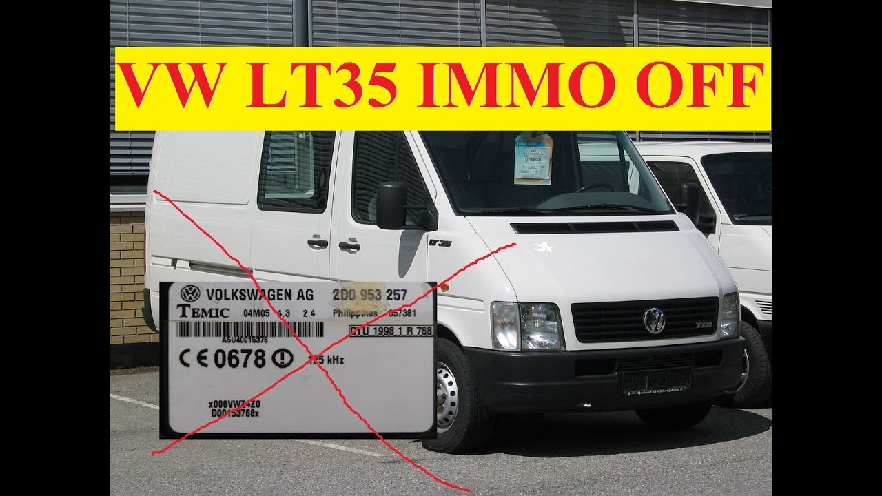 VW LT35 IMMO OFF