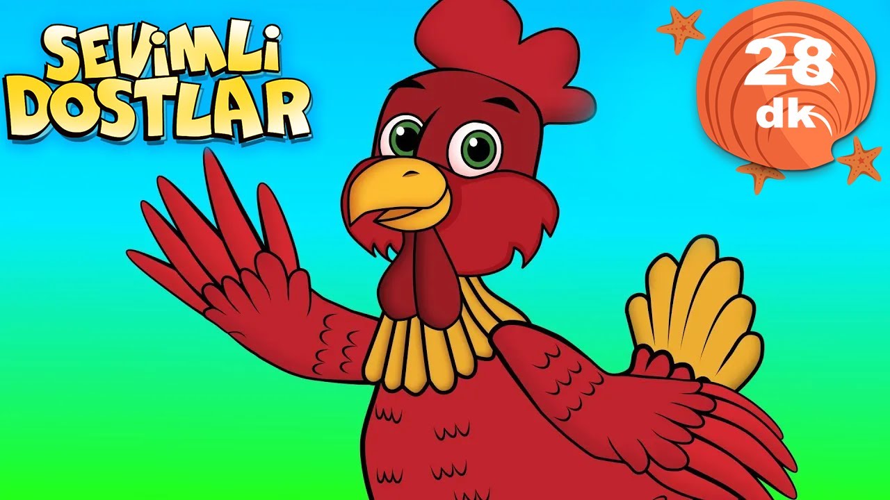 🐔❤️ Küçük Kırmızı Tavuk ❤️🐔 | Sevimli Dostlar Bebek ve Çocuk Şarkıları | Adisebaba TV Nursery Rhymes
