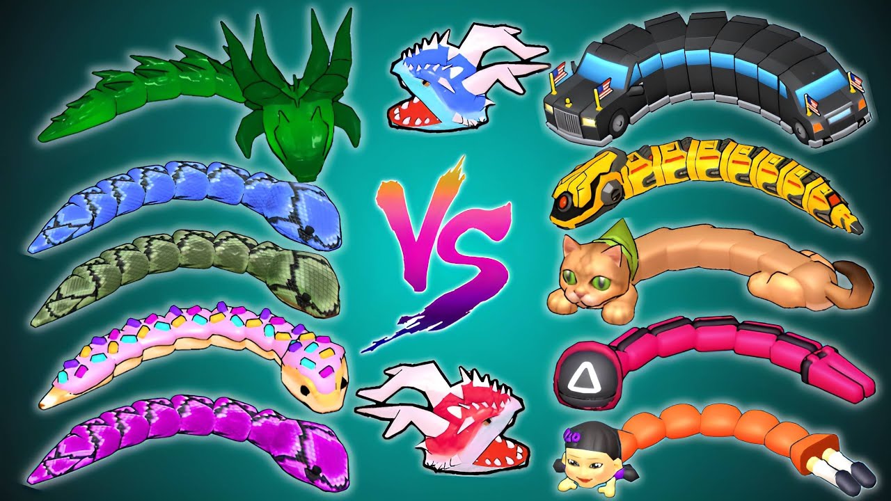 Unbelievable 😲‼️ Victory is All Noob Snakes 🤬 Comman Snake Vs VIP Snake 💥 Snake Clash!.io Game #192