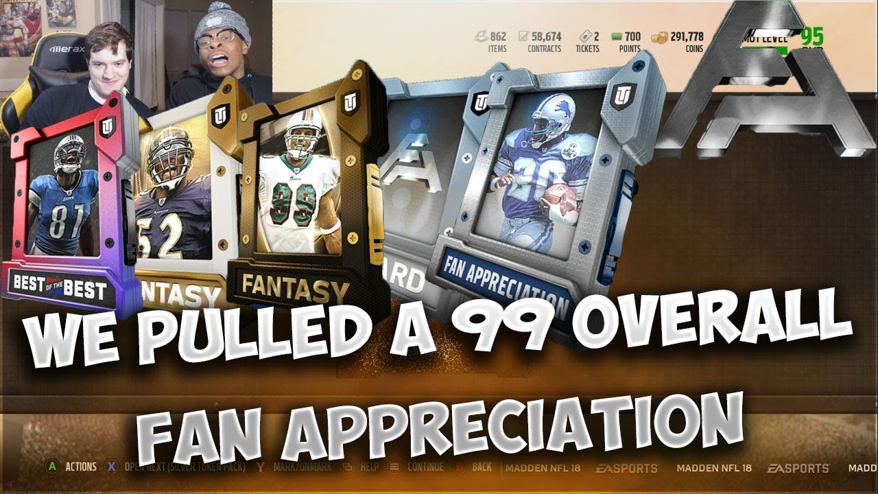 Level 51 & 52 Packs And Fan Appreciation With Victionaryhd - Madden 18 Ultimate Team Mut 18