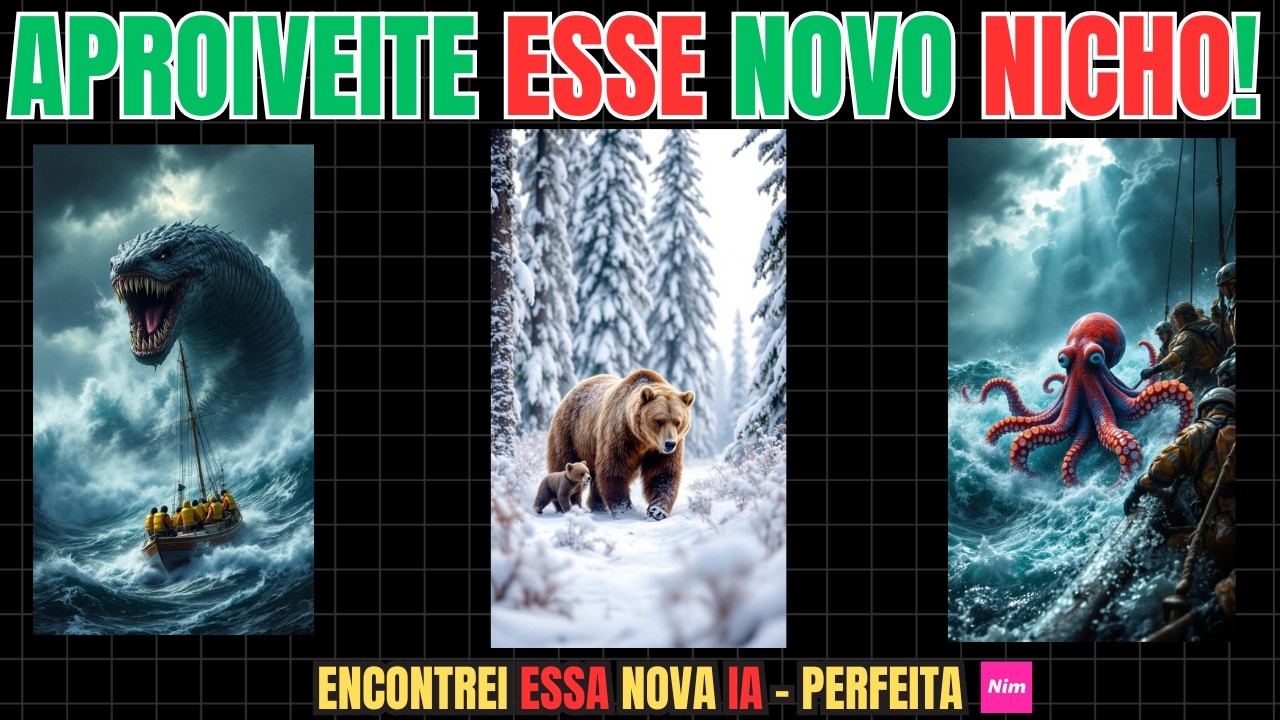 Encontrei essa Nova IA - Irei te mostrar dois novos Nichos!