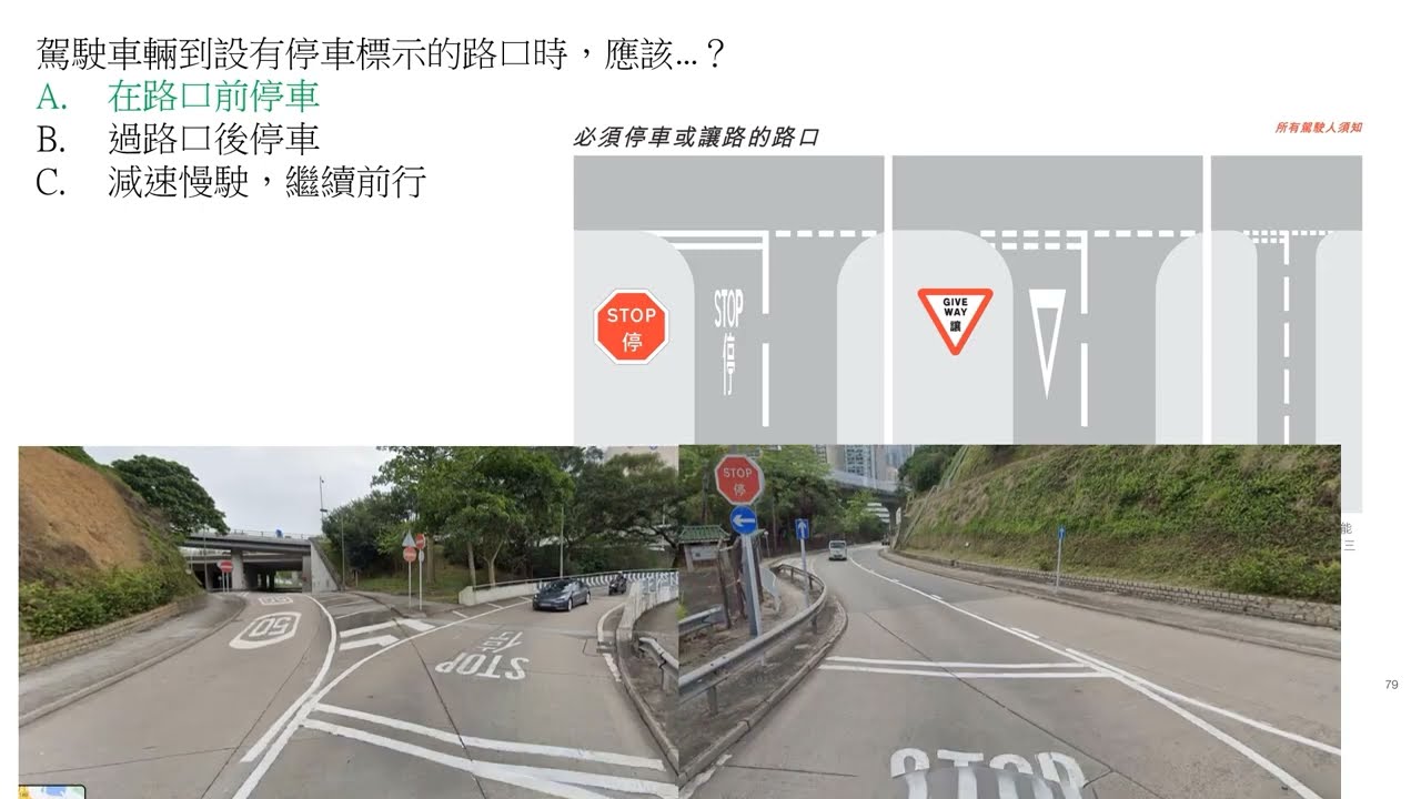 道路使用者守則導讀 所有駕駛人須知 (下) | 香港考車筆試心得分享 | 的士筆試丙部