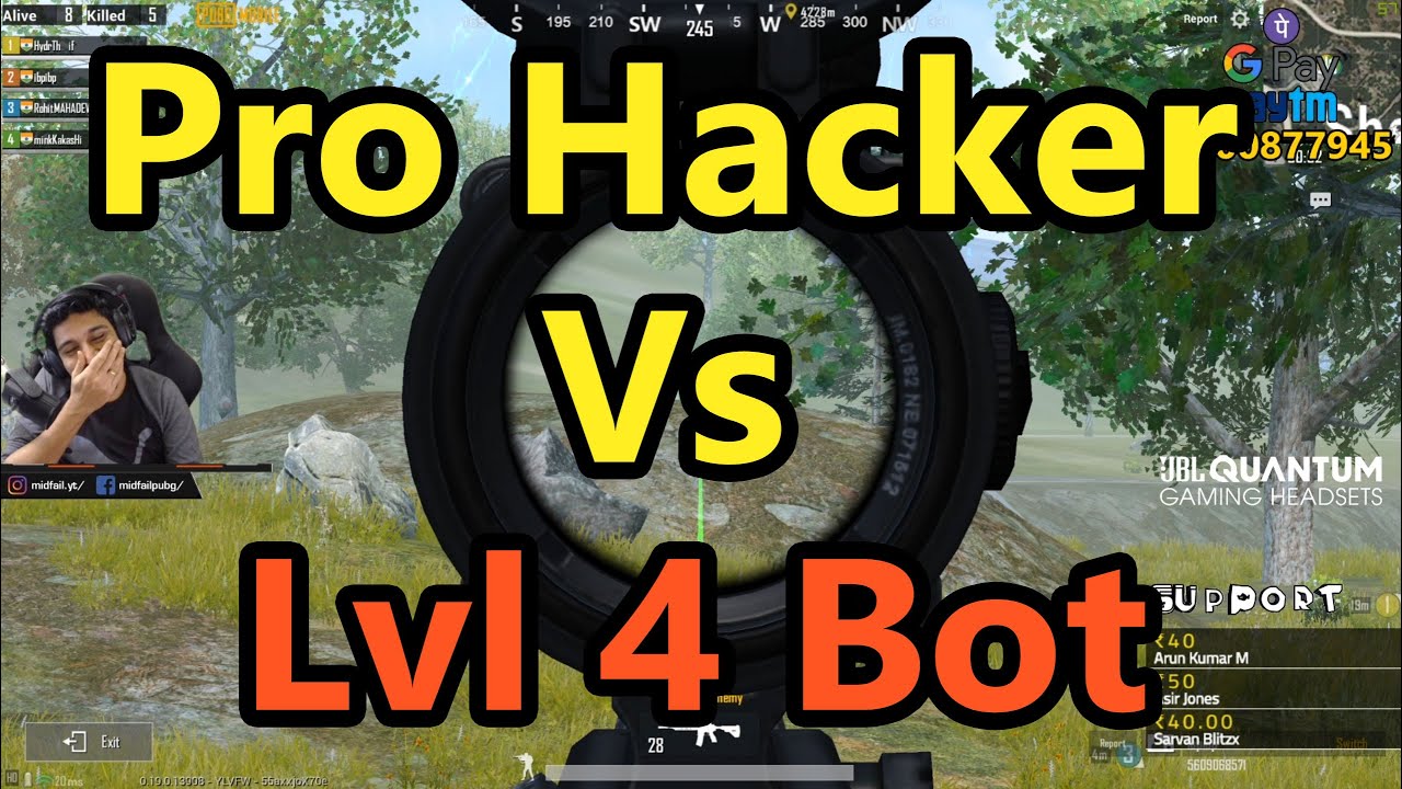 Pro Hacker vs Lvl 4 Bot | Hacker vs Hacker | #MidfailYT #MFYT