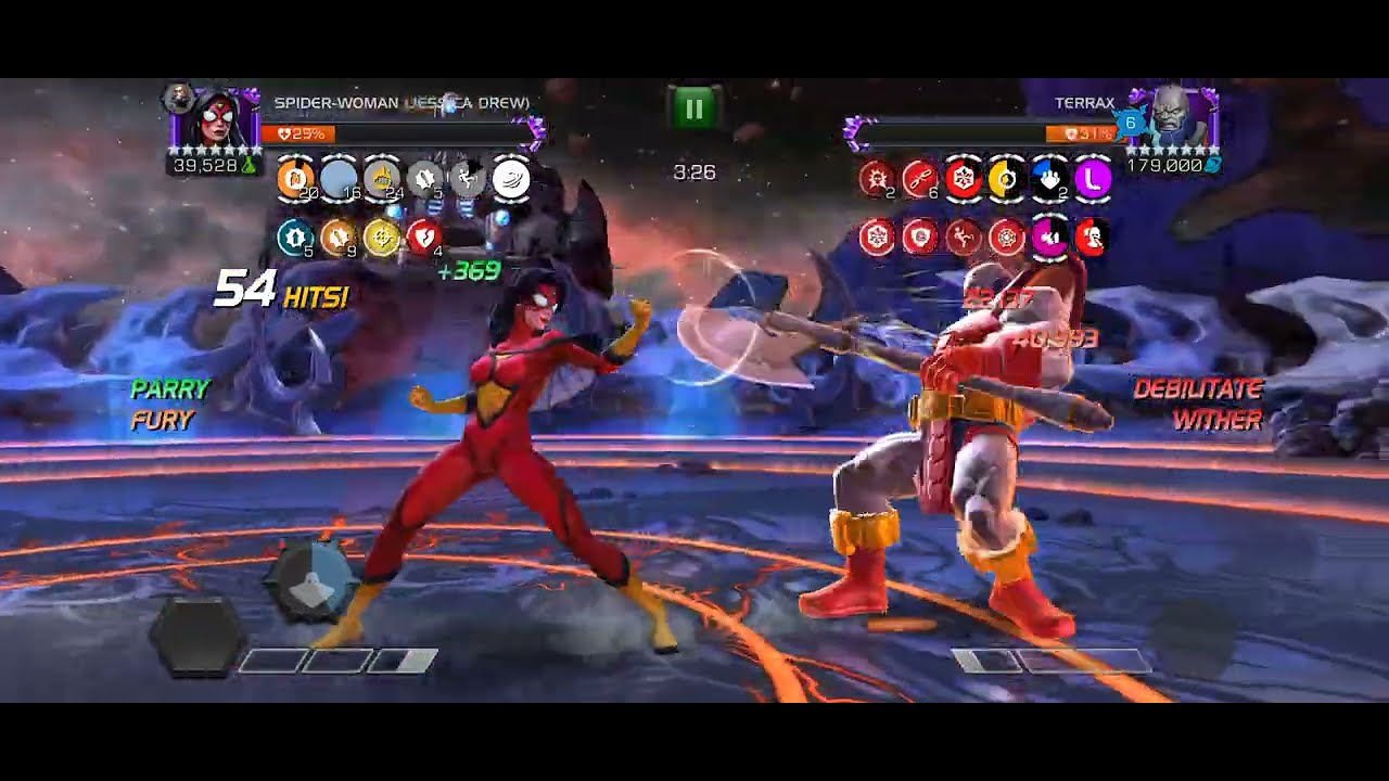 Terrax the easiest in Nightmare Raids Mcoc 