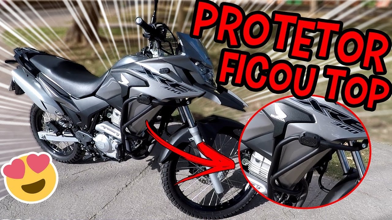 INSTALEI O PROTETOR SCAM NA XRE 300 *pq não comprei Chapam?*
