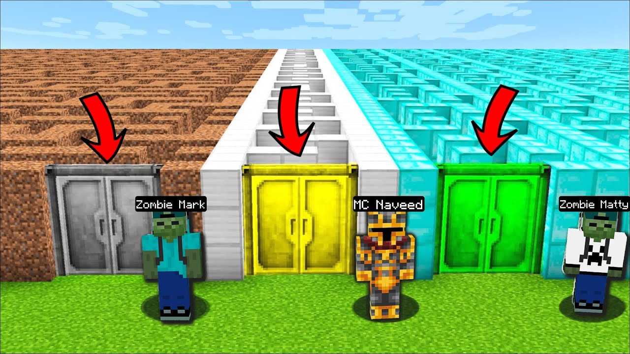 Minecraft ESCAPE DUNGEONS MAZE MAP / DON'T DIE IN THIS SURVIVAL MAZE !! Minecraft Mods