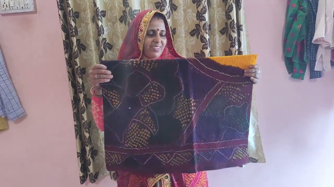 कैसा लगा हमारा पोमचा 👜 चुनडी 👜👜