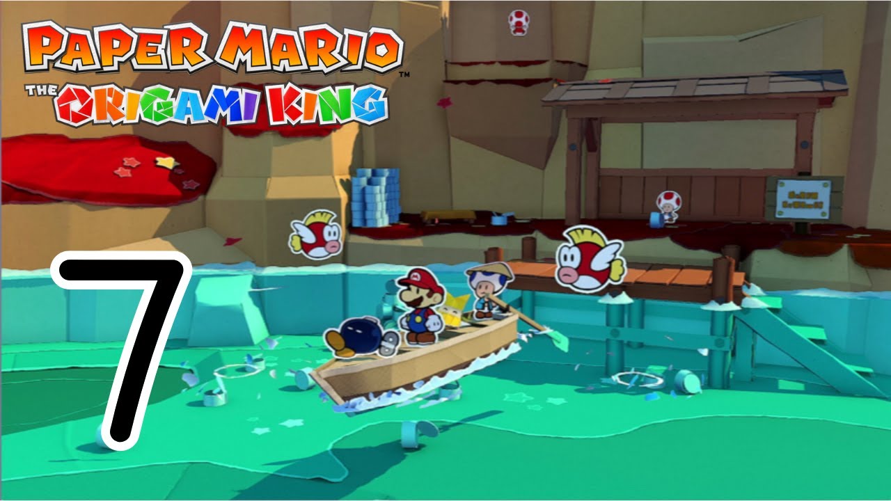 Strolling down Eddy River - Paper Mario the Origami King - Part 7