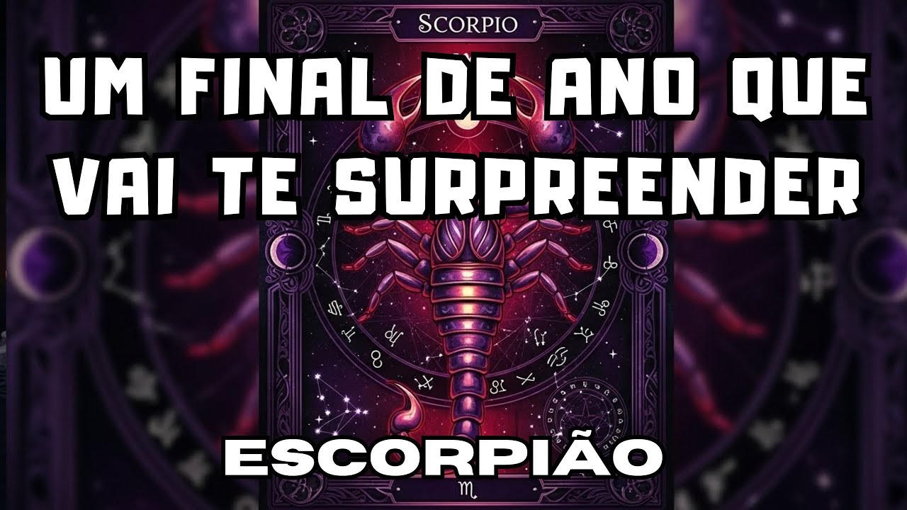 ESCORPIÃO ♏😮 UM FINAL DE ANO QUE VAI TE SURPREENDER 🦂 NADA SERÁ COMO ANTES!