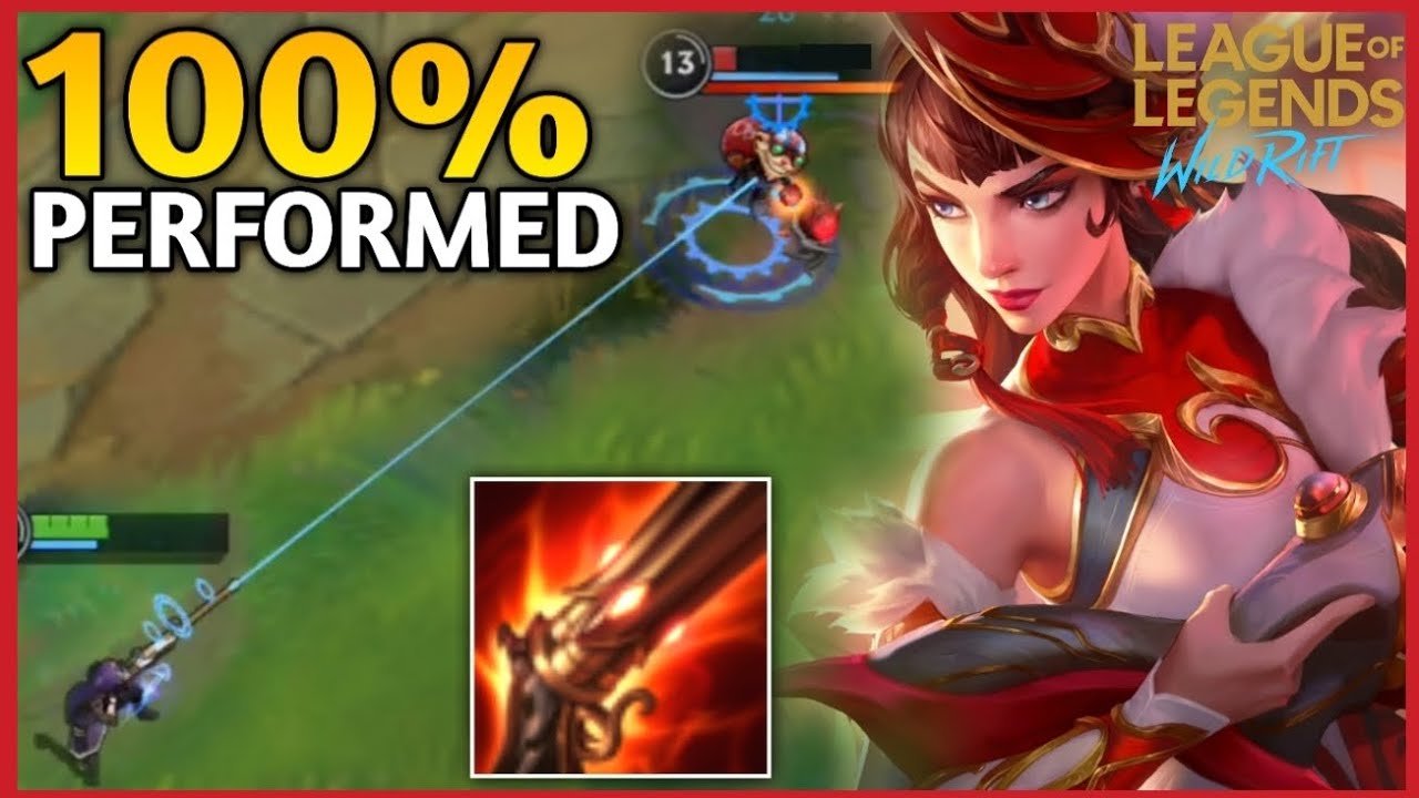 Caitlyn + Rapid Fire Cannon = 100% Performed | Wild Rift