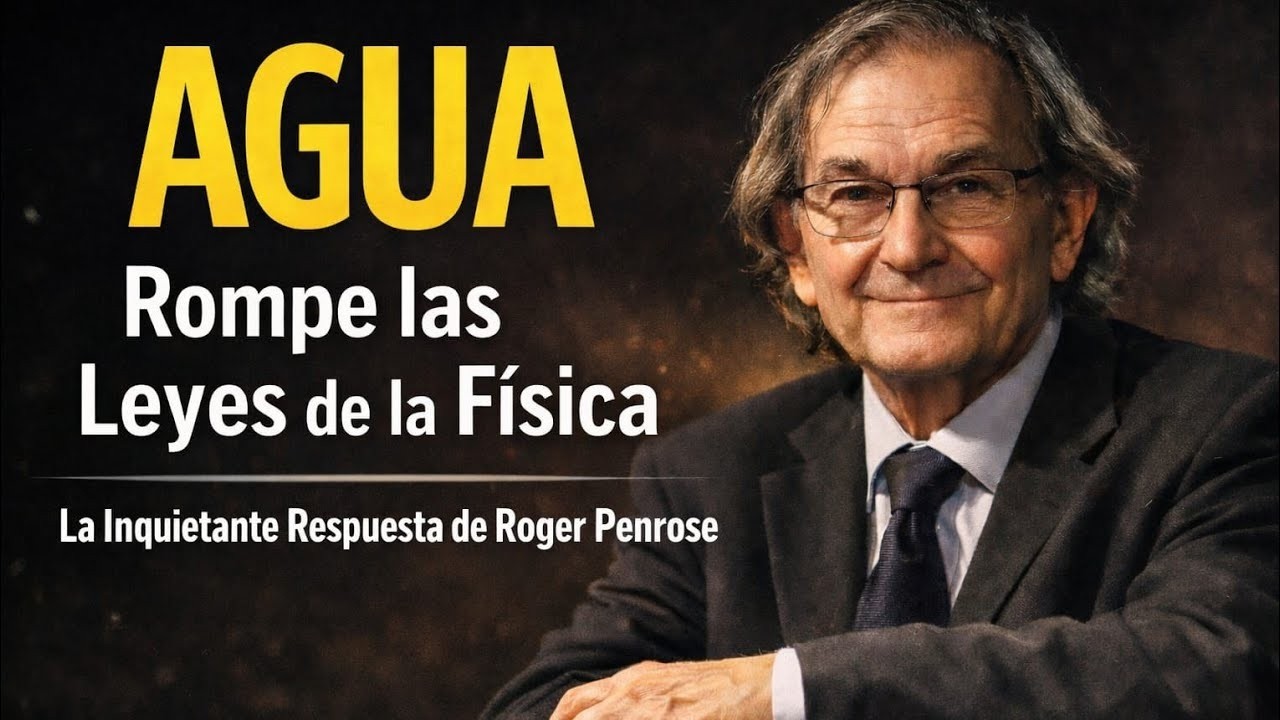 El Misterio del Agua Que Rompe las Leyes de la Física — Según Roger Penrose