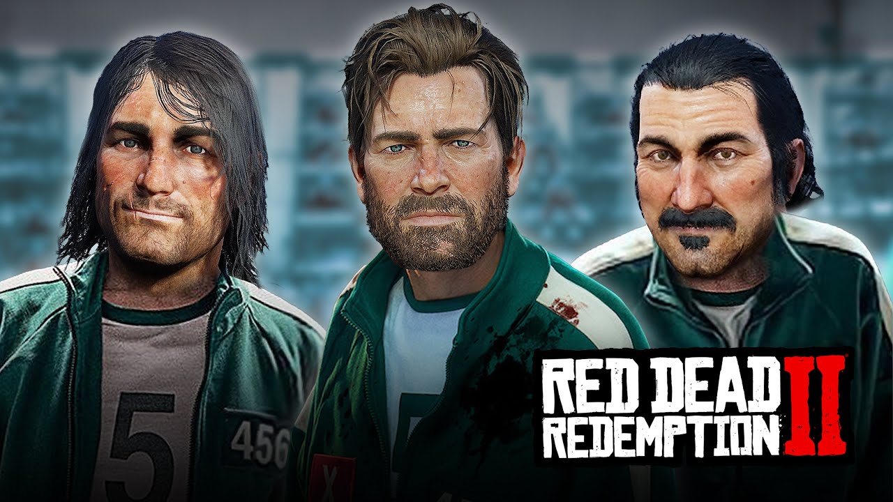 RDR2 Characters Play Squid Game