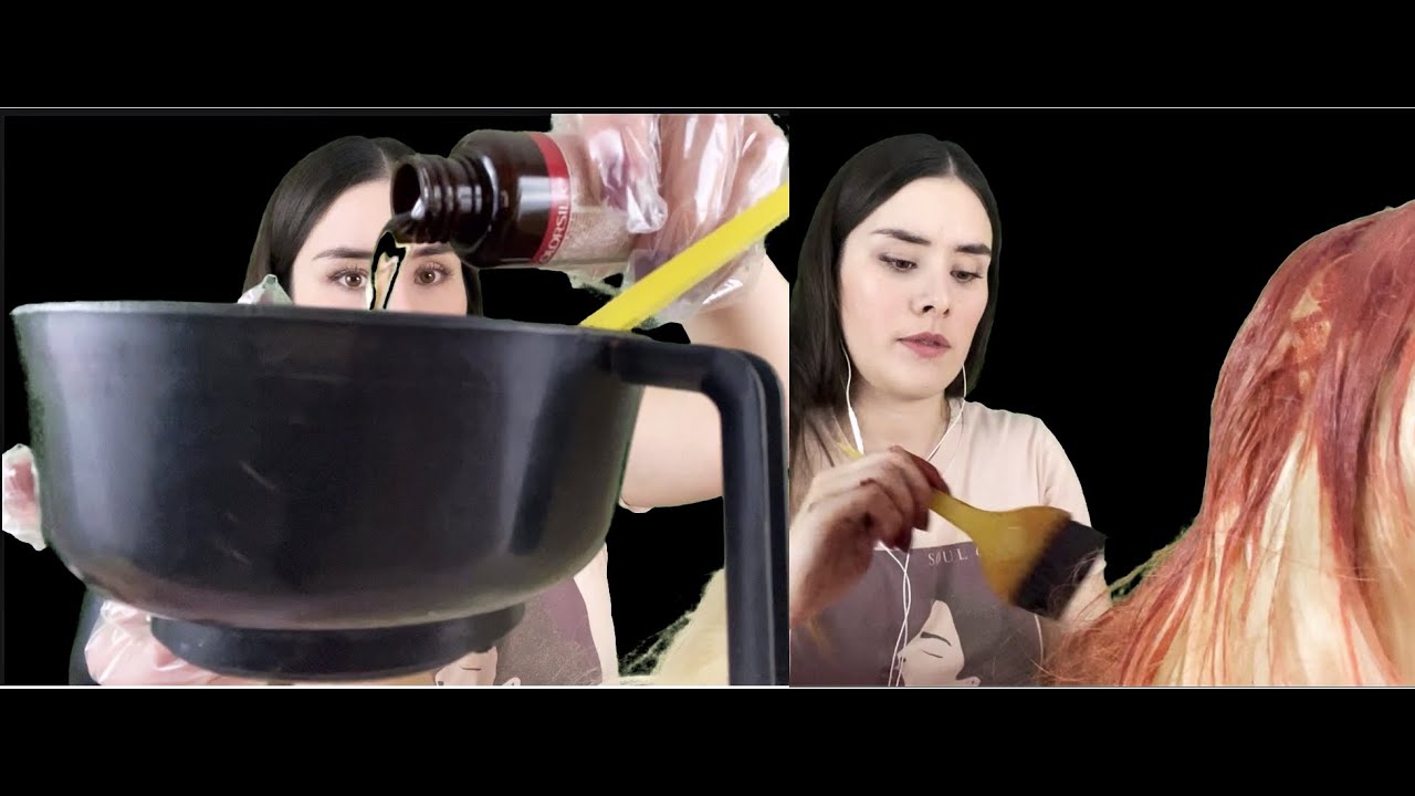 ASMR roleplay | peluquería 💇‍♀️ te tiño el cabello (susurro)