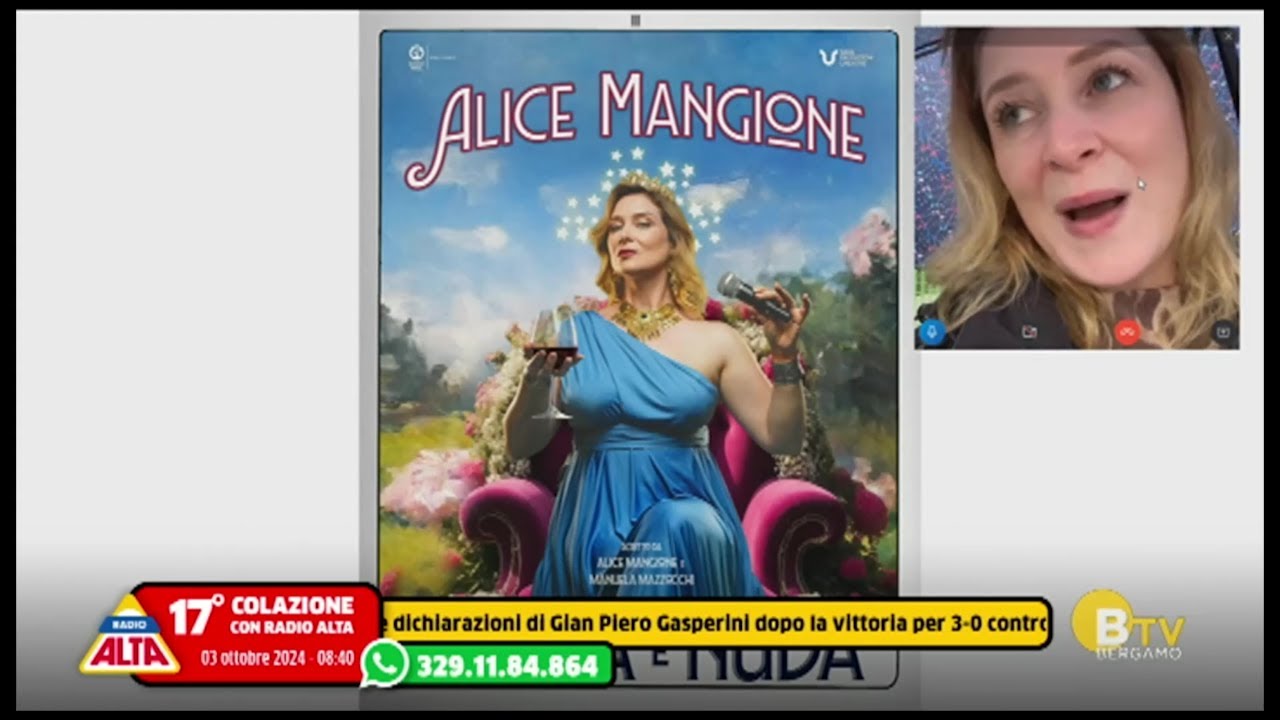 CRUDA E NUDA - A TEATRO CON ALICE MANGIONE