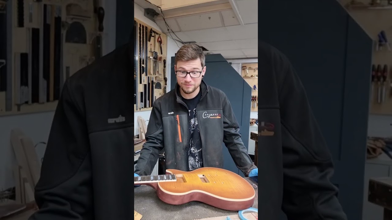 3,2,1...a Boutique burst is born.  Crimson Guitars Custom Shop
